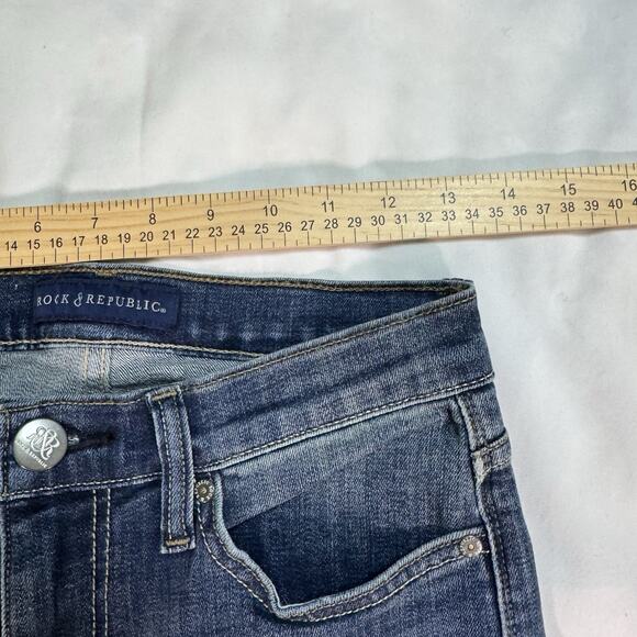 Rock & Republic Women’s Jeans Berlin Size 4 Medium‎ Wash - Picture 4 of 9